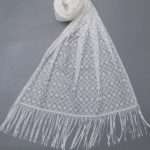 Duck White All Season Spider Net Stole For Everyday Use