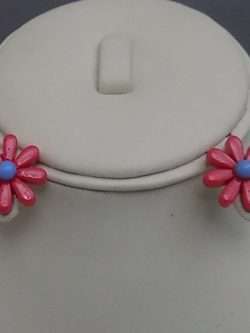 Cute Flower Shape Earrings For Girls In 6 Different Colours