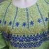 Stylish Light Green Embroidered Lawn Cotton Kurti For Girls - Image 3