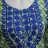 Beautiful Light Green Rich Embroidered Lawn Cotton Kurti - Image 3