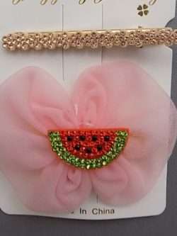 Adorable Fancy 2 Hair Clips For Girls In 6 Cute Colours 3′