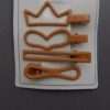 Beautiful In Brown Colour Set Of 4 Hair Clips In Pack