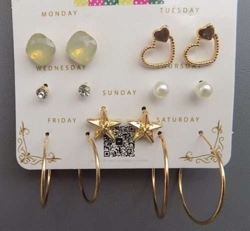 Cute Earrings For Seven Days A Week In 3 Different Colours 1 Cute Earrings For Seven Days A Week In 3 Different Colours . <a href="https://subrung.online/product-category/fashion/jewelry/for-girls/" target="_blank" rel="noopener noreferrer">(More Girls Jewelry)</a>