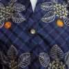 Adorable Floral Embroidered Navy Blue Lawn Kurti - Image 3