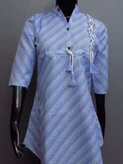 Cotton Kurti 4 Casual Everyday Use In Blue Color