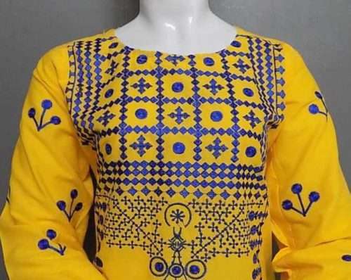Rich Blue Embroidered Bright Yellow Kurti 4 Young Girls 2 Rich Blue Embroidered Bright Yellow Kurti 4 Young Girls age between 6 to 14 Years. <a href="https://subrung.online/product-category/fashion/girls-dresses/5-13-years/" target="_blank" rel="noopener noreferrer">(More Girls Dresses)</a>