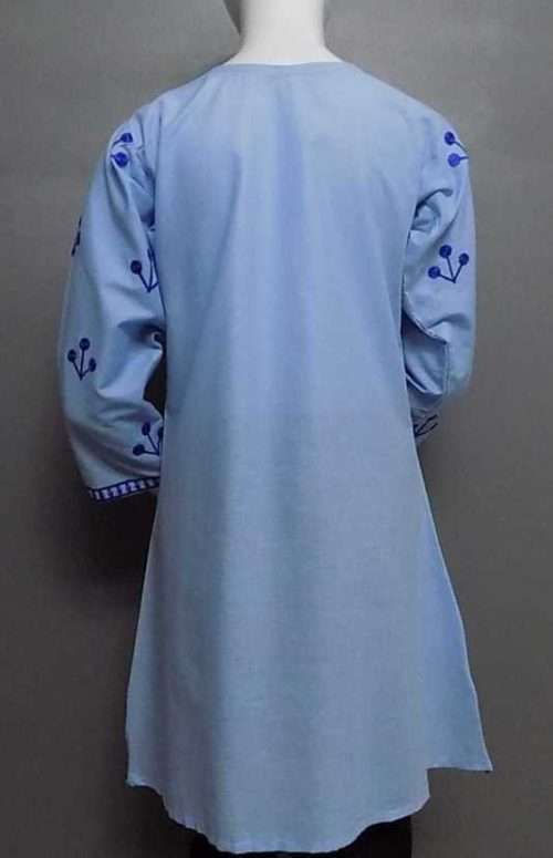 Rich Blue Embroidered Light Blue Kurti 4 Young Girls 3 Rich Blue Embroidered Light Blue Kurti 4 Young Girls age between 6 to 14 Years. <a href="https://subrung.online/product-category/fashion/girls-dresses/5-13-years/" target="_blank" rel="noopener noreferrer">(More Girls Dresses)</a>