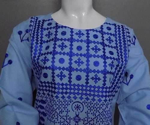 Rich Blue Embroidered Light Blue Kurti 4 Young Girls 2 Rich Blue Embroidered Light Blue Kurti 4 Young Girls age between 6 to 14 Years. <a href="https://subrung.online/product-category/fashion/girls-dresses/5-13-years/" target="_blank" rel="noopener noreferrer">(More Girls Dresses)</a>
