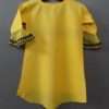 Cute Stylish Yellow Embroidered Kurti 4 Young Girls - Image 4
