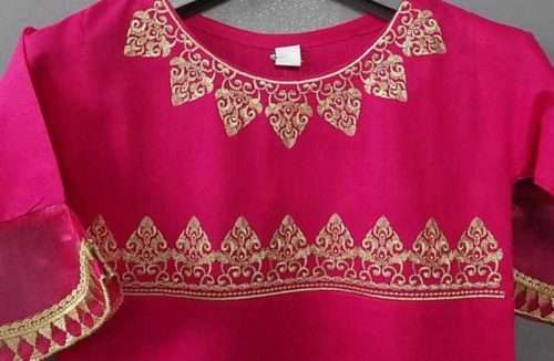 Cute Stylish Bright Pink Embroidered Kurti 4 Young Girls 2 Cute Stylish Bright Pink Embroidered Kurti 4 Young Girls below 7 Years. <a href="https://subrung.online/product-category/fashion/girls-dresses/0-5-years/" target="_blank" rel="noopener noreferrer">(More Girls Dresses)</a>