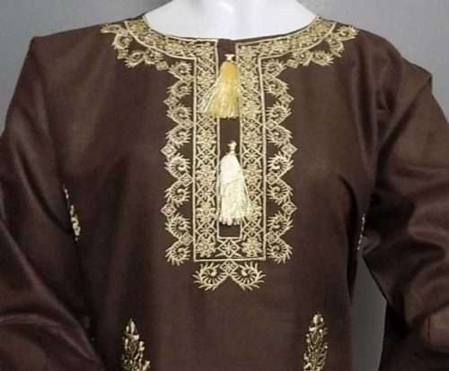 Attractive Embroidered Dark Brown Kurti 4 Young Girls 2 Attractive Embroidered Dark Brown Kurti 4 Young Girls age between 6 to 14 Years. <a href="https://subrung.online/product-category/fashion/girls-dresses/5-13-years/" target="_blank" rel="noopener noreferrer">(More Girls Dresses)</a>