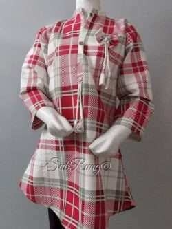 Perfect For Winters Check Stitched Flannel Kurti 4 Young Girls