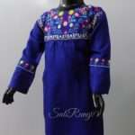Beautifully Floral Embroidered Stitched Linen Kurti 4 Baby Girls