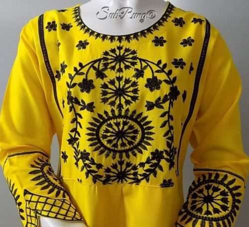 Stylish Black Embroidered Stitched Linen Kurti 4 Young Girls 2 Stylish Black Embroidered Linen Kurti 4 Young Girls age between 6 to 14 Years. <a href="https://subrung.online/product-category/fashion/girls-dresses/5-13-years/" target="_blank" rel="noopener noreferrer">(More Girls Dresses)</a>