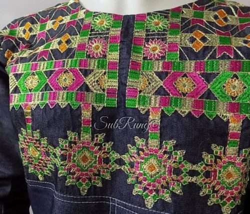 Multi-colour Embroidered Jeans Stitched Kurti 4 Baby & Young Girls 2 Multi-colour Embroidered Jeans Kurti 4 Baby & Young Girls age between 2 to 14 Years. <a href="https://subrung.online/product-category/fashion/girls-dresses/5-13-years/" target="_blank" rel="noopener noreferrer">(More Girls Dresses)</a>