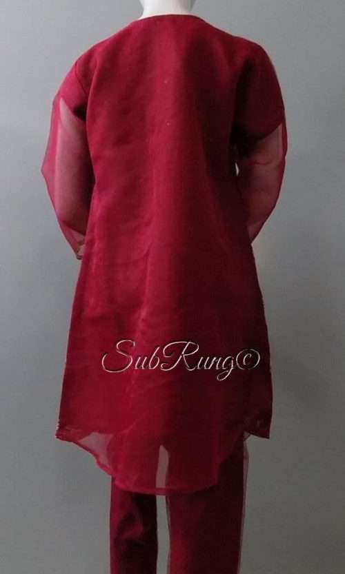 Fancy Stitched 2-Pieces Kurti With Trouser In Net For Young Girls 3 Fancy 2-Pieces Kurti With Trouser In Net For Young Girls age between 8 to 14  Years. <a href="https://subrung.online/product-category/fashion/girls-dresses/5-13-years/" target="_blank" rel="noopener noreferrer">(More Girls Dresses)</a>