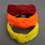 Hair Bands In Pack of 3 Bright Colours 13" For Girls