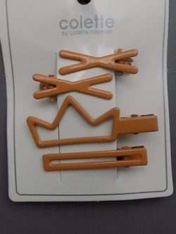 In Different Shapes In Brown Colour Hair Pins 4 Girls