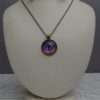 Eye Shape Round Necklace With Golden Chain 4 Girls