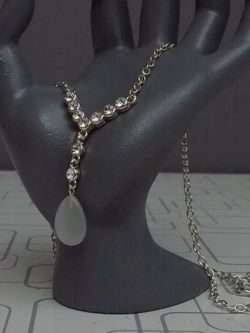 Elegant With Tear Drop Bead Pendant For Girls- 3 Colours