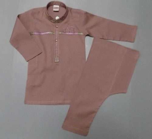 TeaRose Cute Embroidered Lawn Kurta Pajama- 9-24 Months