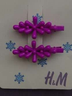 Cute In Purple Colour Best Quality Hair Clips 2 Inches