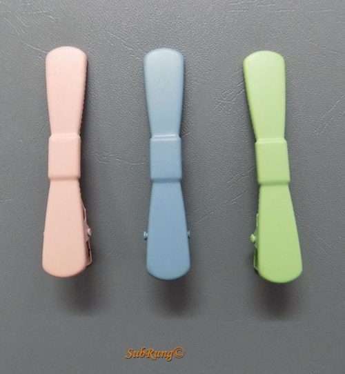 Fine Quality 3 Bow-Tie Shape Hair Clips In Multi Colours 2 Fine Quality 3 Bow-Tie Shape Hair Clips In Multi Colours. <a href="https://subrung.online/product-category/fashion/jewelry/accessories/" target="_blank" rel="noopener noreferrer">(More Accessories)</a>