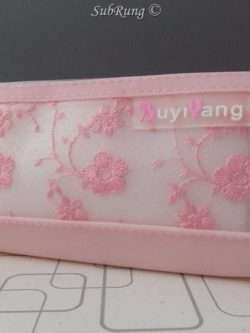 So Cute Embroidered High Quality PVC Pencil Case In 3 Colours