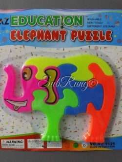Elephant Shape Jigsaw Educational Puzzel 4 Kids 11″ x 8.5″