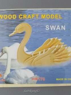Wood Craft Models 3D Puzzle Simulation- DIY- In Two Shapes