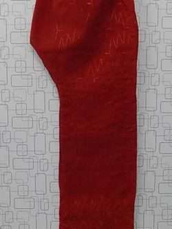 Full Embroidered Good Quality Cotton Trouser In Red Colour