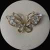 Beautifully Crafted Golden Butterfly Shape Brooch 4 Ladies