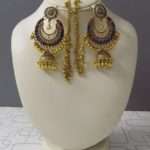 Love At First Sight - Golden Jhumkay With Multi Color Beads