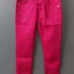 High Quality Stretchable Uni-Sex Reddish Pink Jeans