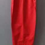 High Quality Cotton Embroidered Trouser Red Colour 4 Girls