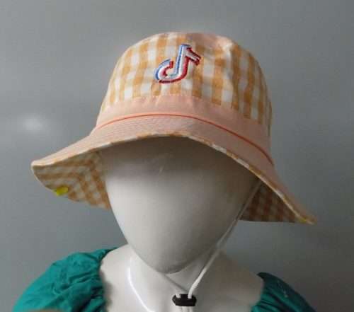 Stylish TikTok Cap 20 Inches Head Size in Peach Colour