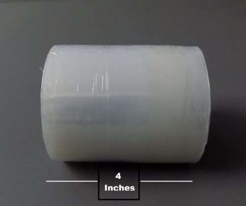 4" Wide- Wrapping - Cling Plastic Roll of 210 +-10 Meters Length