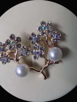 Beauty n Elegance In Crystals – Floral Shape Brooches 4 Females