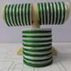 Green n White- Cute Metallic Bangles 2.5 Inches- 32 Pieces