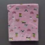 Fluffy n Cute Single Ply Very Soft Blanket 4 Newborns- 3 Colors