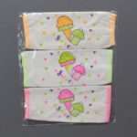 3 Very Soft 9 x 9 Inches of Hand n Face Towel In 3 Cute Colours