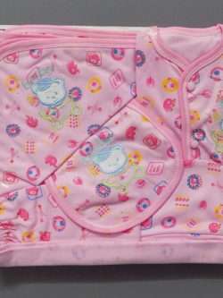 Gift Set 4 Newborn Includes Soft Shirt Pajama Bib Cap n Baby Wrap