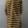Trendy China Polyester Stitched Yellow n Black- Open Front Kurti Age  6-13 Years - Image 3