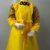 High Quality Thick China Embossed Cotton Yellow Kurti 4 Girls Age 6-13