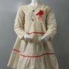 Light Brown Cotton Frock For Casual Use 4 Young Girls Age 6-11 Years