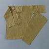 Cute In Sand Brown Casual Light Cotton Kurta Shalwar- Age 0 to 2 Years