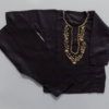 Cute In Black Casual Light Cotton Kurta Shalwar- Age 0 to 2 Years