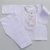 Cute In White Casual Light Cotton Kurta Shalwar- Age 0 to 6 Months