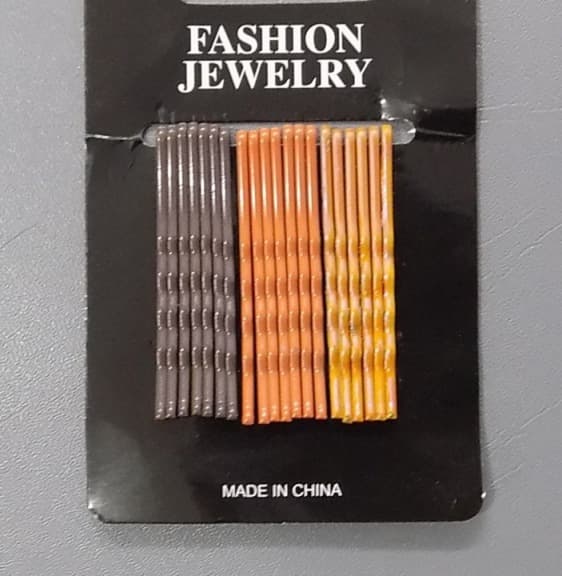 For Everyday Use Metallic Hair Pins 5cm Long- 21 Pins In 1 Packet