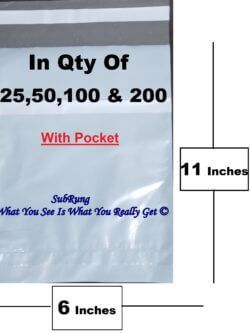 E-commerce Flyers 6×11 Inches With Pocket In Qty of 25, 50, 100, 200